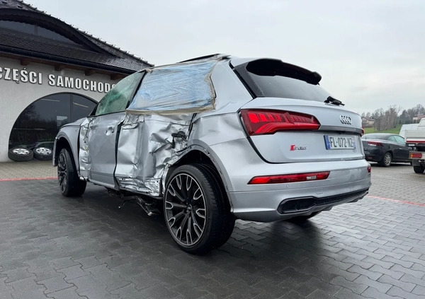 Audi SQ5 cena 55600 przebieg: 107000, rok produkcji 2018 z Wieliczka małe 79